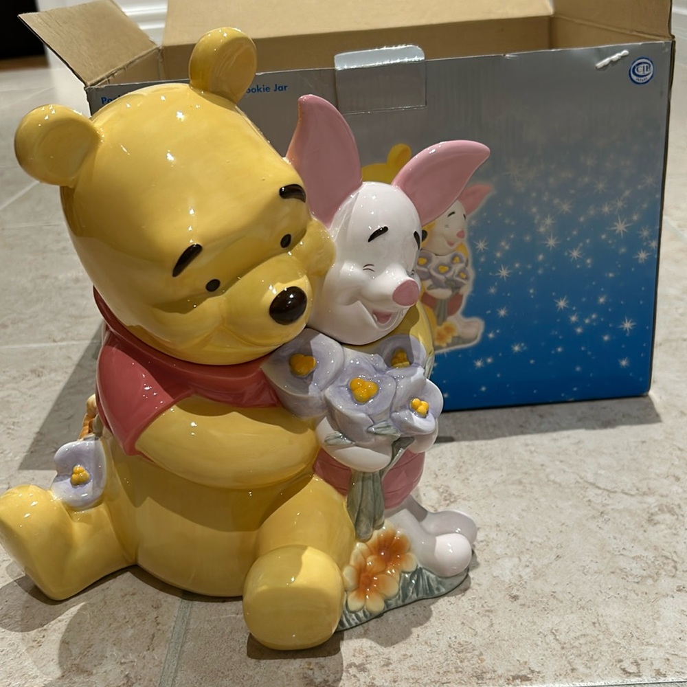 Pooh & Piglet Friends Forever Cookie Jar